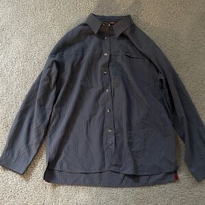 The North Face Men's Dark Gray Button Down Shirt